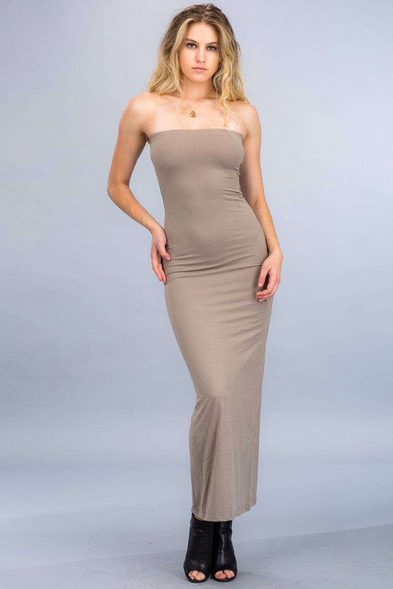 Strapless Maxi Dress